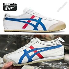 NEW Onitsuka Tiger MEXICO 66 Unisex Sneakers, Classic White/Blue, 1183C102-100 picture