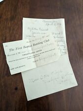 Vintage Letter Macon GA 1912 to Etta Floyd Wesleyan College from Lily RS7 picture