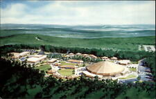 Arkansas Mountain View Ozark Folk Center aerial view artist rendering  postcard picture