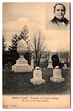 Antique Matthew Vassar, Founder of Vassar College, Grave, Poughkeepsie, NY  picture