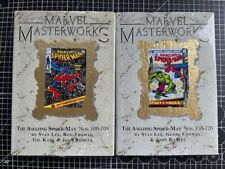 Marvel Masterworks Amazing Spider-Man Vol 11,12 Gold Foil Var HC True 1st Prints picture