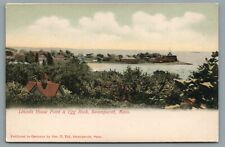 Lincoln House Point & Egg Rock Swampscott Mass Undivided Back Vintage Postcard picture
