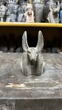 RARE ANCIENT EGYPTIAN ANTIQUES Egyptian Statue Of Head God Anubis God of Dead BC picture