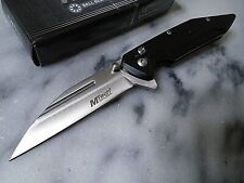 Mtech Ball Bearing Open Wharncliffe Button Lock Tactical Pocket Knife MT-1177BK  picture