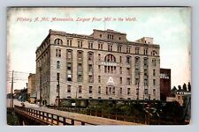 Minneapolis MN-Minnesota, Pillsbury A Flour Mill, Antique, Vintage Postcard picture