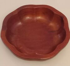 Vintage wooden Scalloped bowl/ Desert Rice Bowls picture