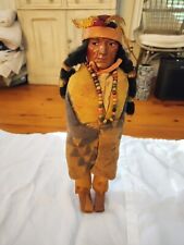 Vintage Skookum Doll Native American Indian Chief 12