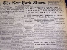 1944 JANUARY 15 NEW YORK TIMES - AIR FLEETS HIT REICH AND COST - NT 764 picture