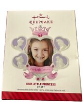 Hallmark Keepsake Disney OUR LITTLE PRINCESS Photo Xmas Ornament Daughter 2014 picture