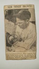 Floyd Newkirk Rookie Yankees 1934 Baseball Panel picture
