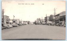MARS HILL, Maine ME ~ MAIN STREET Scene c1940s Aroostook County  Postcard picture