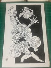 original comic art 11x17 Fantastic Four By Rob Wilson picture