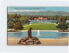 Postcard Panorama of City Park from the Museum, Denver, Colorado picture