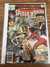 Spider-Woman #2 Marvel (1978) 1st Morgan Le Fay X3 picture