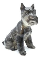 Vintage Sitting SHAFFORD GERMAN Schnauzer Dog Japan Figurine Porcelain 4.5”H   picture