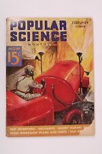 Vintage Popular Science Magazine February 1937 Stunts For Home Scientists picture
