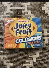 Wrigley’s Juicy Fruit Collisions, Tropical Berry Gum Collectible 1 New Pack picture