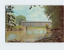 Postcard Old Covered Bridge Great Barrington Massachusetts picture