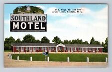 Rowland NC-North Carolina, Southland Motel, Advertising Vintage Postcard picture