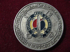 142D CORPS Support Battalion Commander Challenge Coin picture