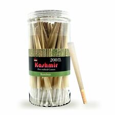 Kashmir Pre Rolled Cones 1-1/4 Bamboo Slow Burning Rolling Paper Cones 200 Ct picture