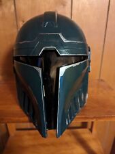 Custom Weathered Mandalorian Helmet 3D Print with Visor  picture