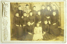 Group of Women in Dark Dresses Portrait - Kutztown, PA - c.1900s Cabinet Card picture