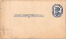 C1 Postcard William McKinley One Cent US Postal Card Blue UX22 picture