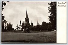Thomas Circle Church c1900's Washington DC Horse & Carriage Vintage Postcard picture