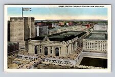 New York City NY, Grand Central Terminal Station, Antique Vintage Postcard picture