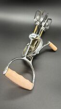 Vintage PINK  Egg Beater Hand Mixer Kitchen  TURNER & SEYMOUR MEG.CO Super Whirl picture