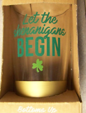 Let the Shenanigans Begin pint glass 16 oz Irish party  picture