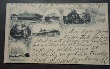 Greetings from Evanston IL multiview landmarks Private Mailing Card pmk 1904 picture