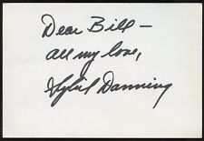 Sybil Danning signed autograph auto 4x5 Cut Model Producer Actress B Movies picture