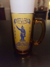 Vintage Butler NJ Fire Dept 75th Anniversary 1977 Glass Mug picture