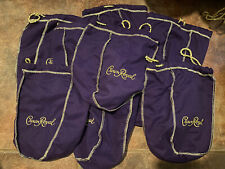 Crown Royal 750ml Purple Drawstring Bags 9 Inch Lot (10 Bags) picture