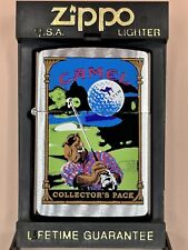 Vintage 1998 Camel Joe Golfer Collectors Pack Chrome Zippo Lighter New picture