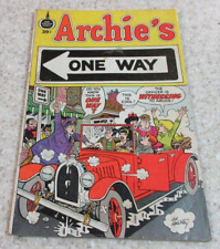 Archie's One Way NN (FN- 5.5) 1976 Christian, Archie's Jalopy cover Now $6.00 picture