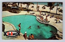 Ft Lauderdale FL-Florida The Sea Ranch Hotel Advertising, Vintage c1974 Postcard picture
