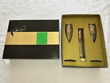 Vintage 1994 Jackie Collins Champagne Flutes and Candle in Box - New picture