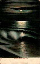 Moonlight, Watch Hill, Rhode Island RI 1907 Postcard picture