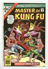 Master of Kung Fu Annual #1 VF- 7.5 1976 1st meeting Shang-Chi and Iron Fist picture