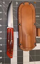 Bark River Knives Puukko Red Pinecone/White Liners CPM 3V Hunting Bushcraft Camp picture