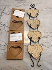 2003 Pampered Chef Wrought Iron Display Rack 4 Seasons Wreath Heart Cookie Mold picture