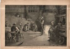 1882 Harper's Weekly November 18 print only - Colorado Cowboys in a dugout picture