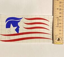 American Flag Trump 2024 Bumper Sticker Donald Republican picture