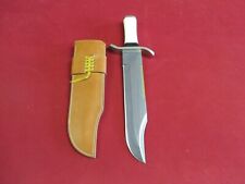Custom Made ROBERT JOLLY R.J. Knives MONTANA Large Bowie Knife w/ Sheath 20 1/4