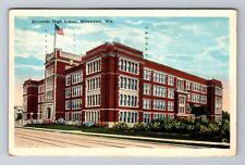 Milwaukee, WI-Wisconsin, Riverside High School c1943 Antique, Vintage Postcard picture
