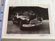 Postcard 1948 Black Buick Classic Car by Grant Sainsbury picture