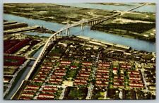 Vintage Georgia Postcard -  Eugene Talmadge Bridge   Savannah picture